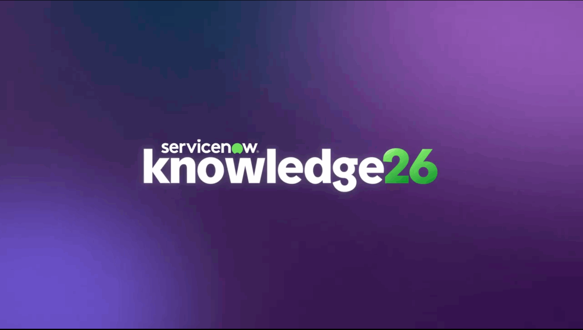 ServiceNow Knowledge 2026 Attendee & Exhibitor Email