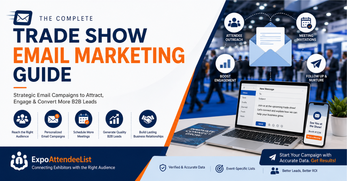 Trade Show Email Marketing Guide: How to Reach the Right Prospects and Generate More B2B Leads