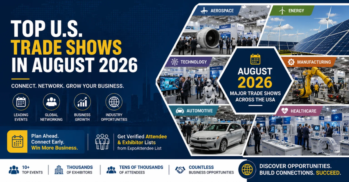 Top Business Events in the USA – August 2026 for Sales & Networking